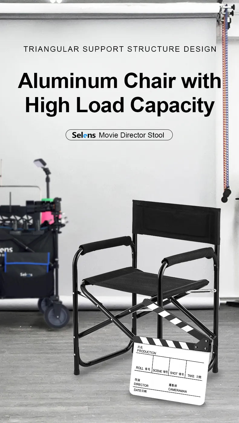 Stainless steel Director Chair || SDO12-DC82 SDO12-IT-P SDO12-IT-D