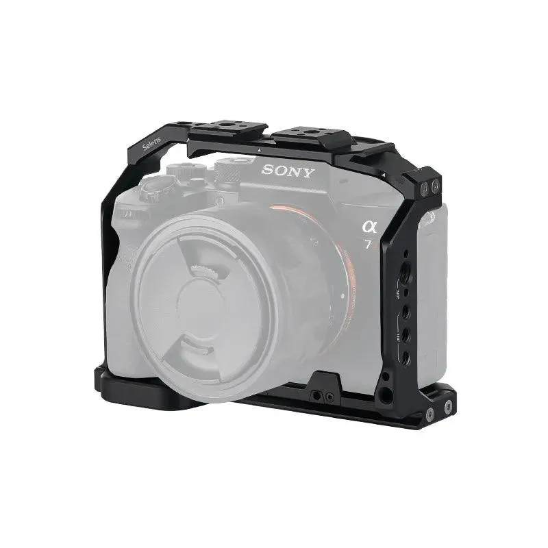 Full Camera Cage Rig for Sony Alpha A7 Series (Cold Shoe) | A74II-B