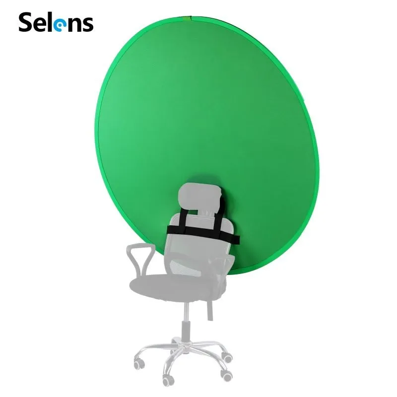Collapsible Round Green Screen Backdrop - 150cm/59in | SFC-DCB-G_150CM