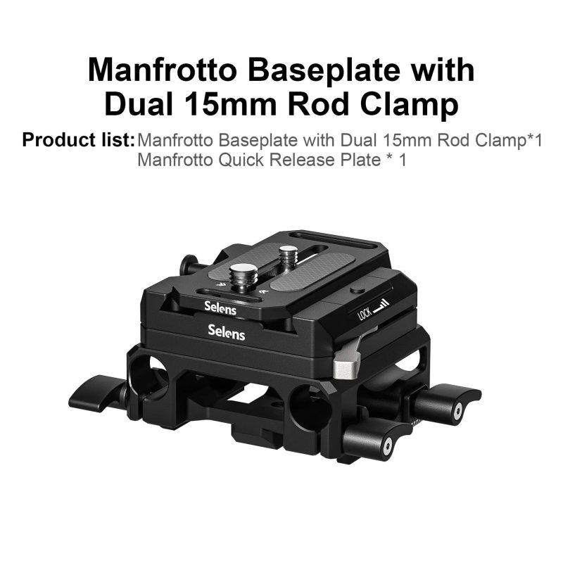 Dual 15mm Rod Clamp Base