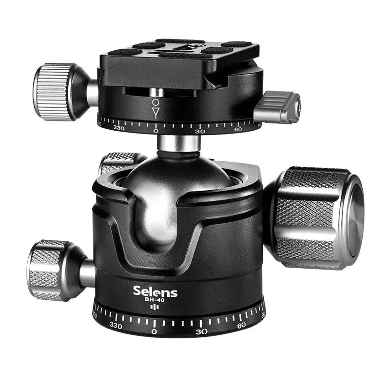 25mm 30mm 40mm Camera Tripod Ball Head 360 Panoramic | BH-25 BH-30 BH-40