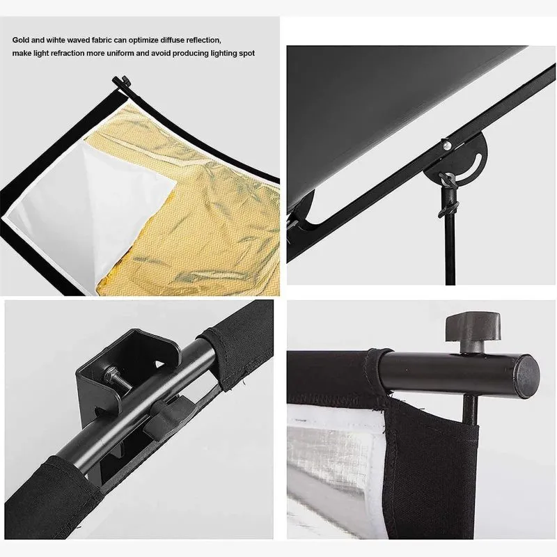 Light Reflector 3 In 1 Photography Cardboard Diffuser A4 Folding Light - View #9