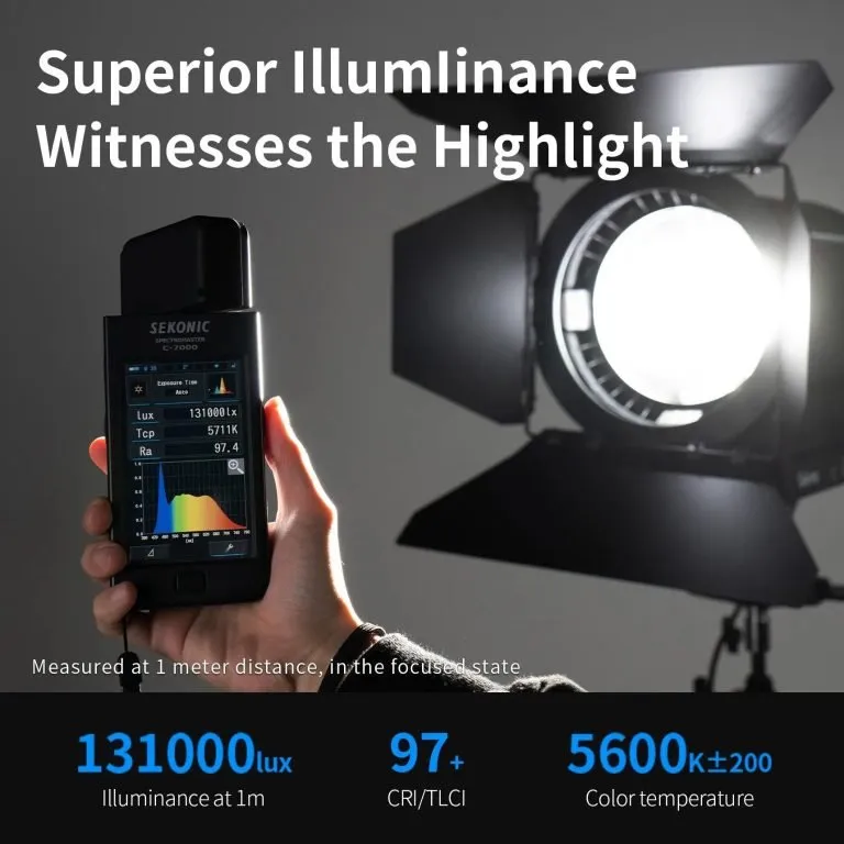 100W 200W 300W COB LED Video Light Studio Spotlight | SLC4-SP100