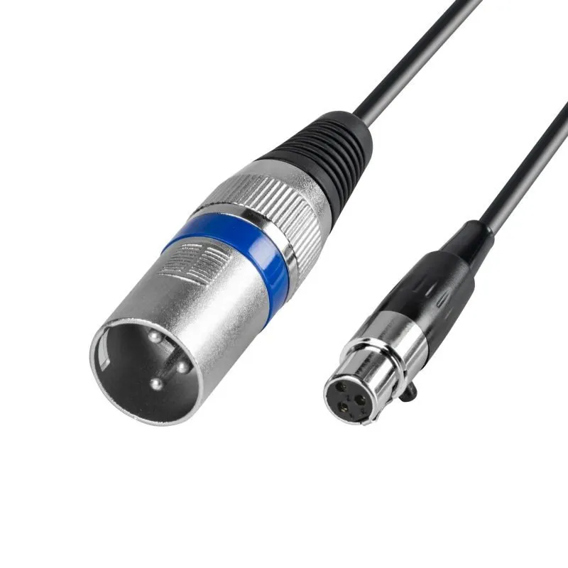 XLR 3P Male to XLR mini 3P Female 1.5m/3m/6m/12m || MXM-XF