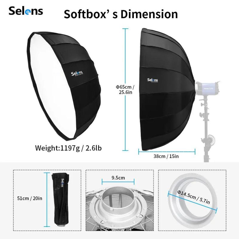 65cm/26in Radar Softbox