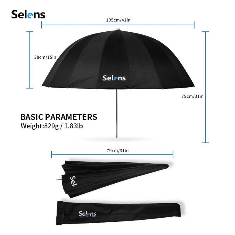 41in/105cm Umbrella Deep Silver SLR4-U41R