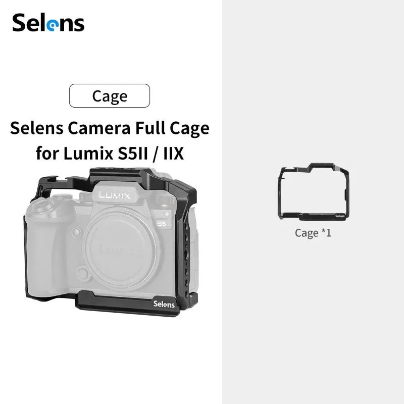 Cage for Lumix S5ll/llX || SRP8-S5II-B - Selens | Support Your