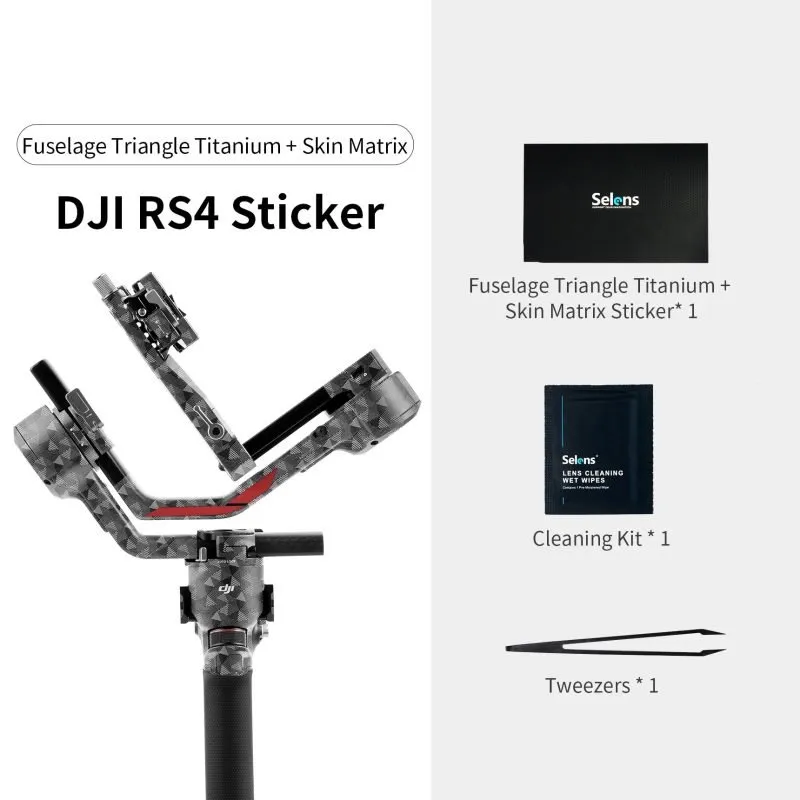 DJI RS4 - Triangle Titanium & Matrix