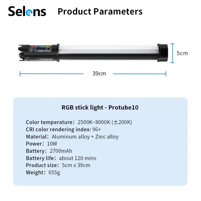 10W Protube Tube Light 39cm/15in SLAR-10