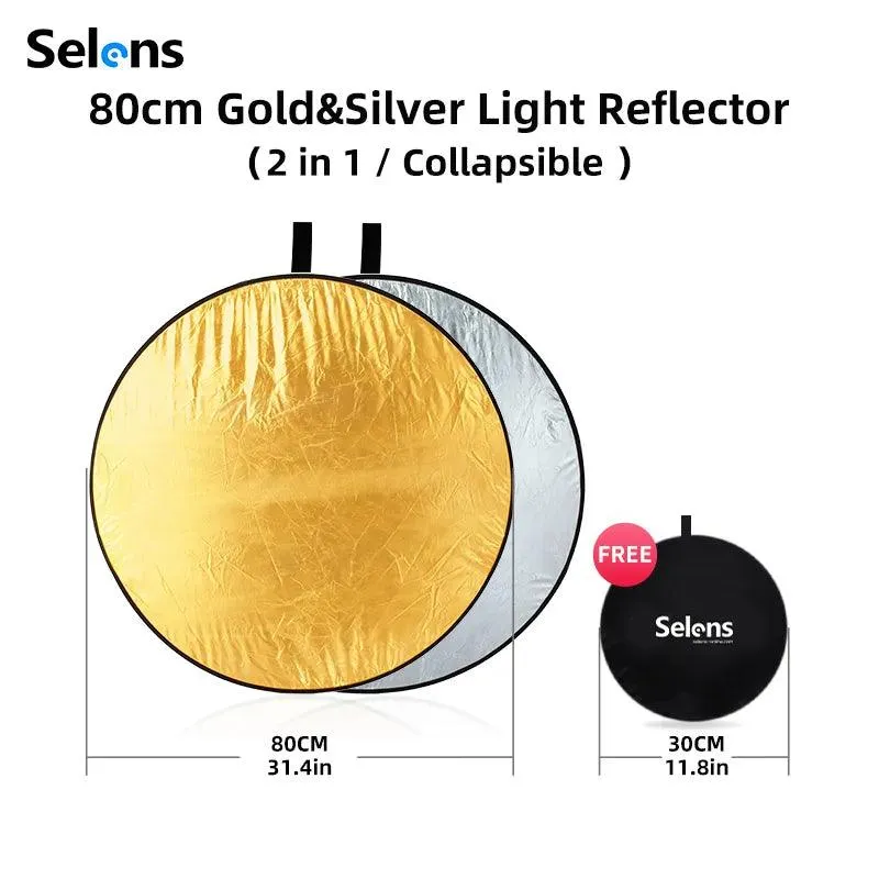 Round-80cm/32in Gold Silver SLR4-GS_80CM