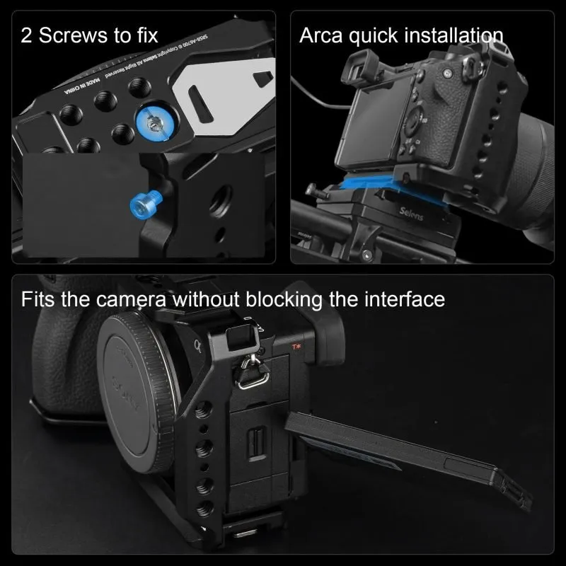 Cage for Sony α6700 || A6700-B - Selens | Support Your Imagination