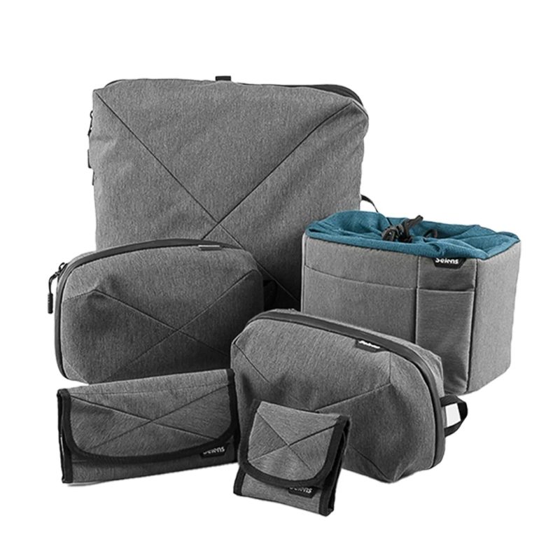 Portable Tech Pouch Battery Cable Organizer Travel Bag