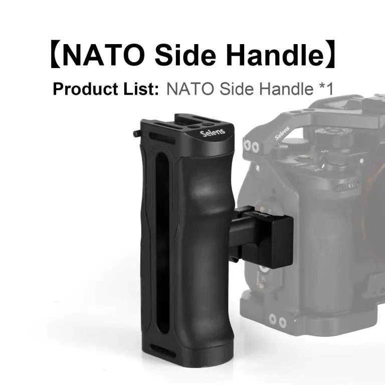 Smallrig NATO互換サイドハンドル HSN2427 Amazon.com : SMALLRIG Quick Release Rotating Side Handle