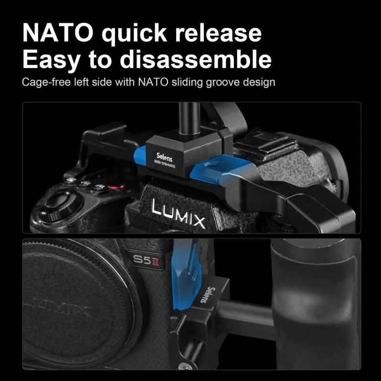 Cage for Lumix S5ll/llX || SRP8-S5II-B - Selens | Support Your