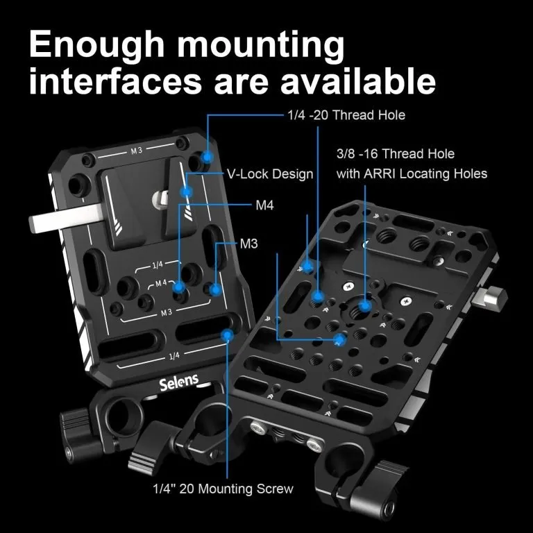 V-Mount Battery Plate Quick Lock & Release || SEO8-78 SEO8-60