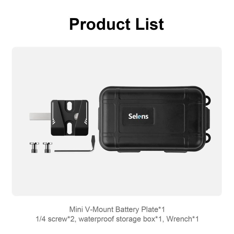 Mini V-Mount Battery Plate SEO8-40