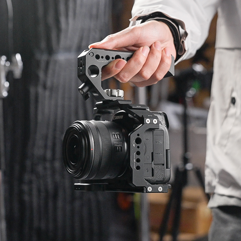 Aluminum Camera Cage Kit for Canon EOS R5 with Handle