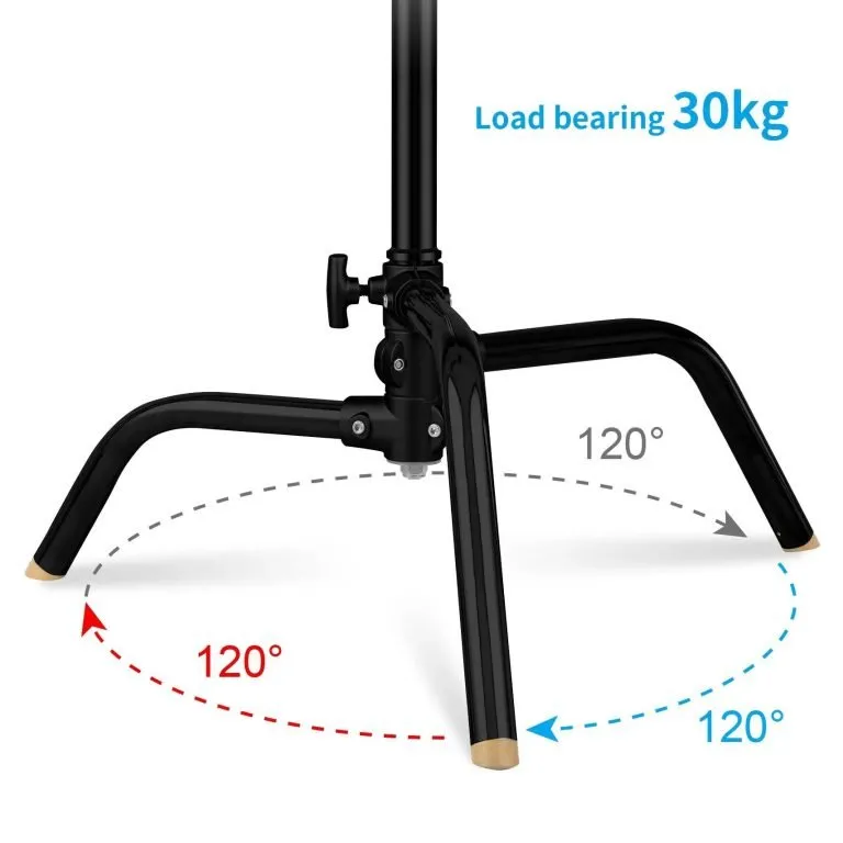 20in C-Stand Grip Head & Arm Silver/Black || SLS68C-S SLS68C-B