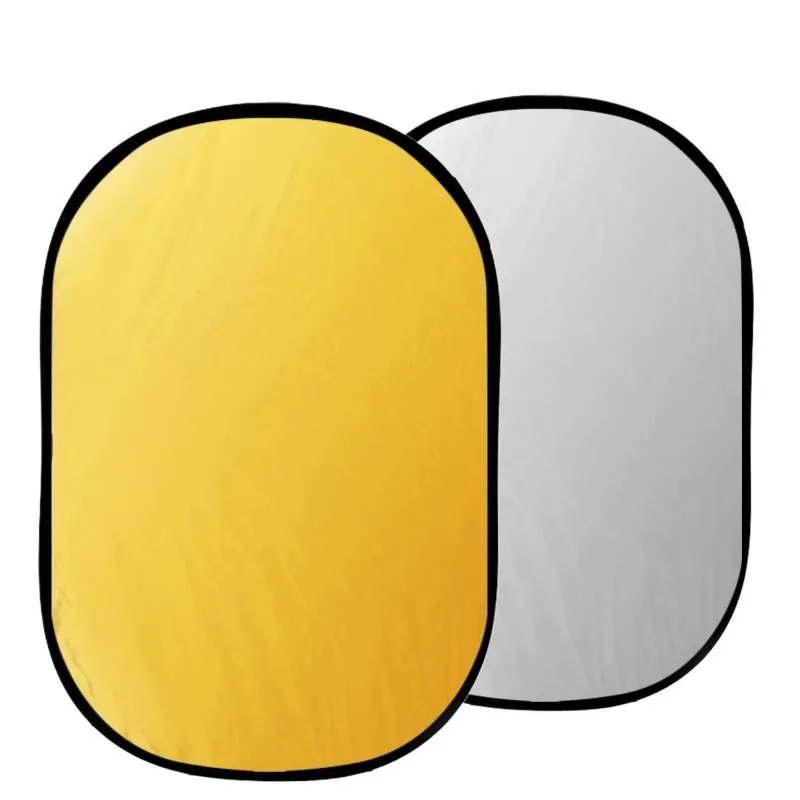 2 in 1 Oval Collapsible Light Reflector for Photography | SLR4-GS