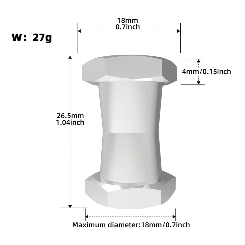 Hex Stud 3/8¡±-16F & 1/4¡±- 20F C4-003