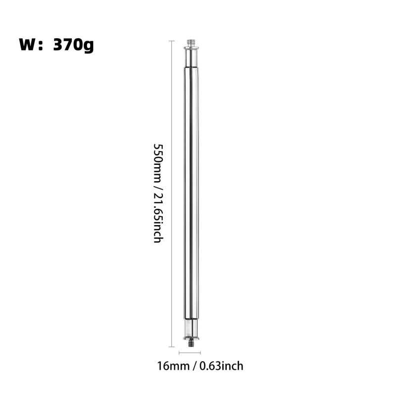 Length 20"(50cm) 3/8"-16M SLS136-ST50-3/8