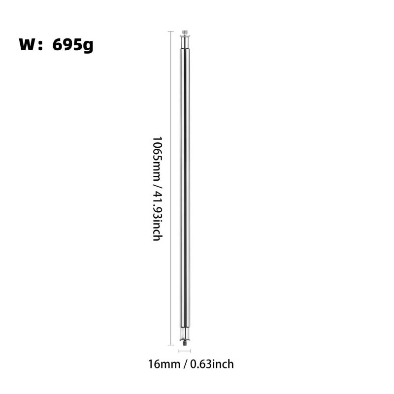 Length 40"(100cm) 3/8"-16M&1/4"-20M SLS136-ST100-3/8-1/4