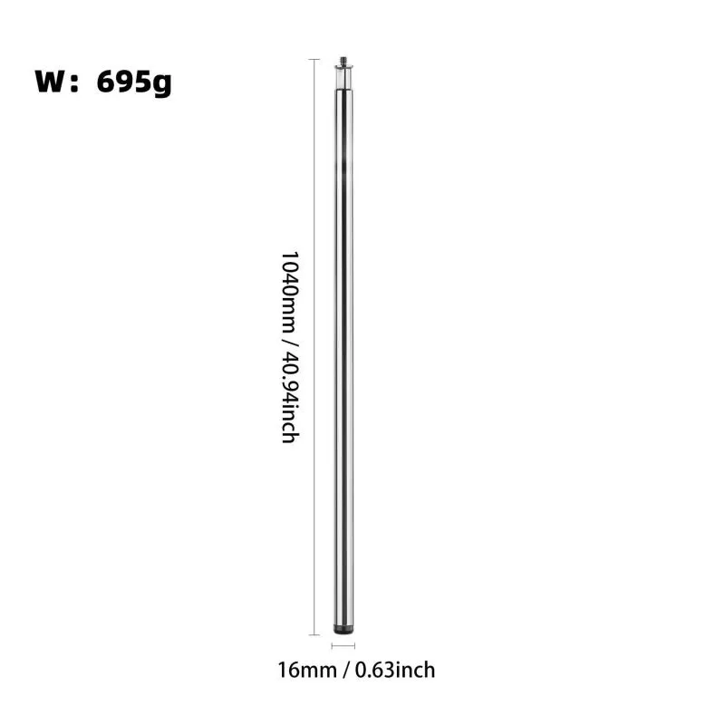 Length 40"(100cm) 3/8"-16M SLS136-ST100-3/8