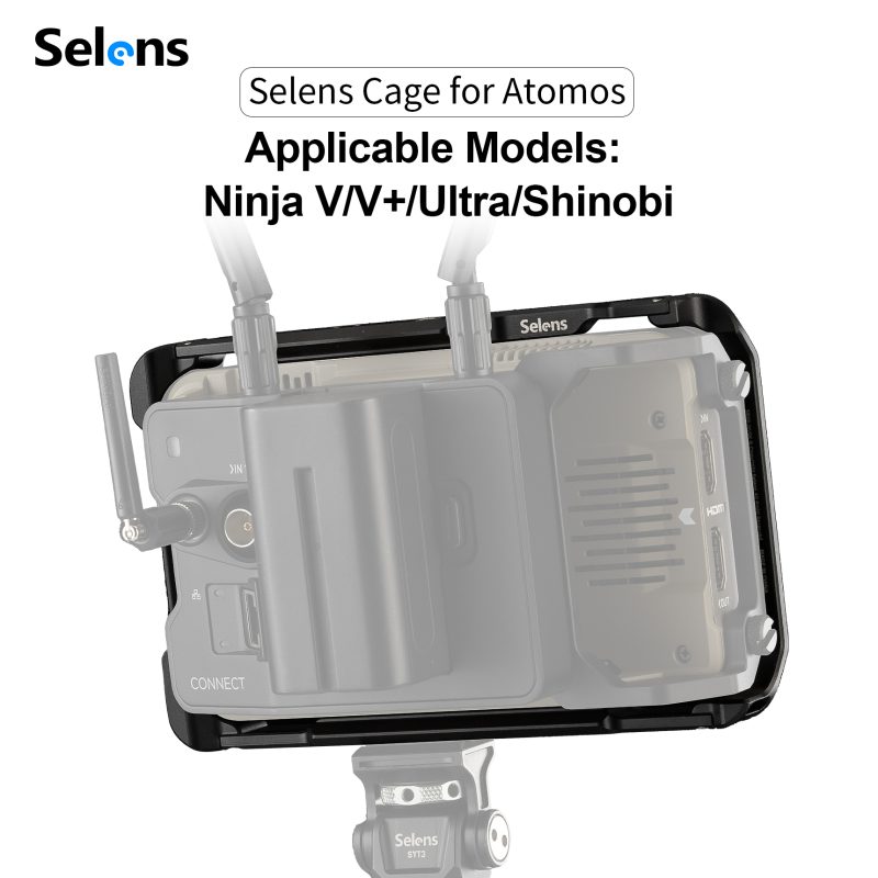 Full Monitor Cage Rig for Atomos Ninja V | SRA8-NinjaV-B SRA8-NinjaV-CK-B