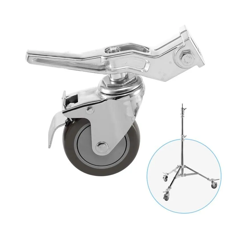 Studio Light Stand Swivel Caster Wheels Set (3-Pack) | JL11-019