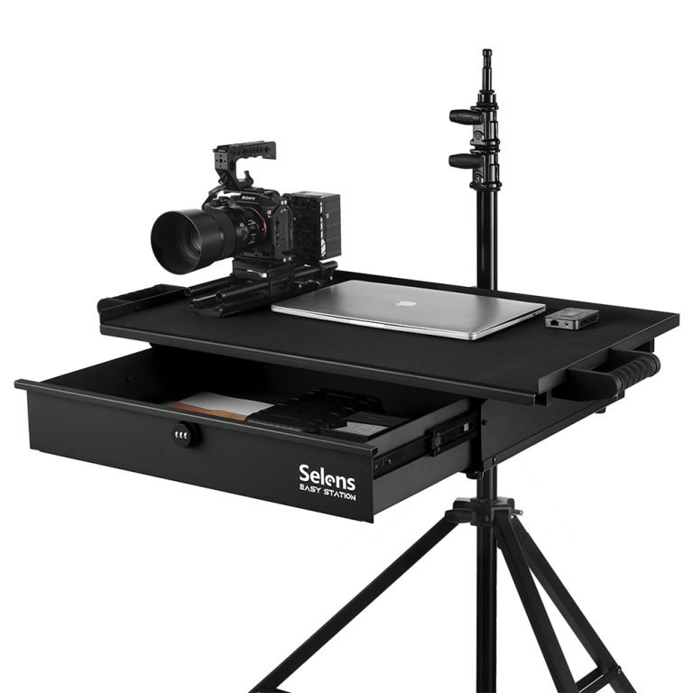 Work Platform with Locking Drawer