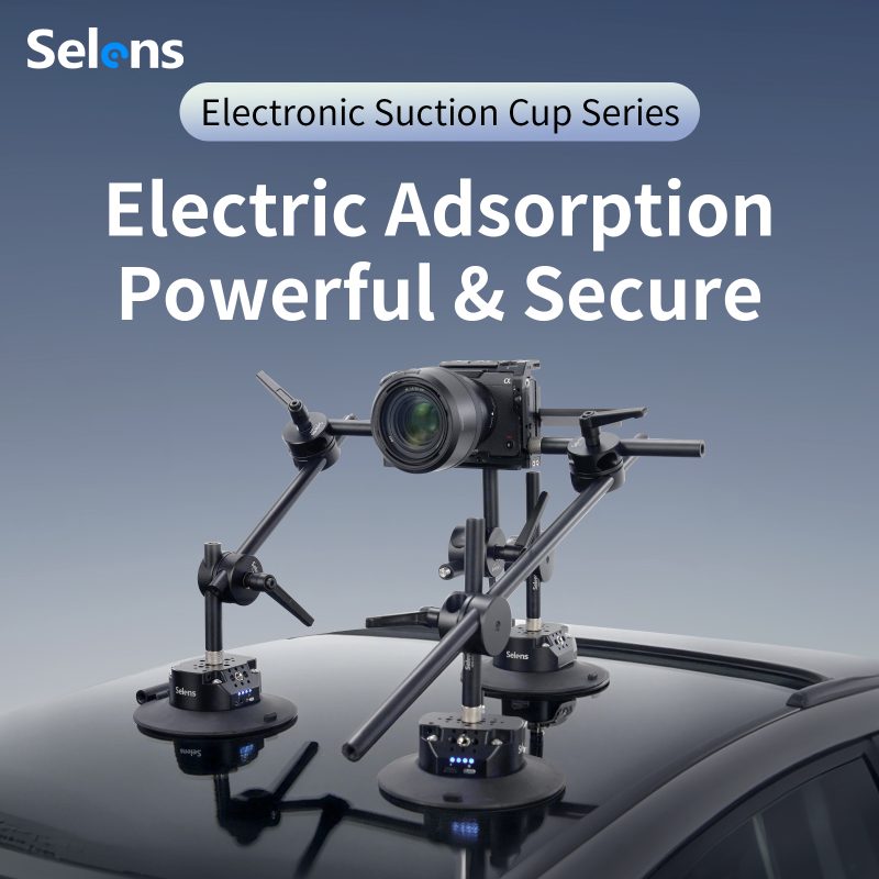 Electric Vacuum Suction Cup Car Camera Mount Rig Kit | SFS13-ESCKit