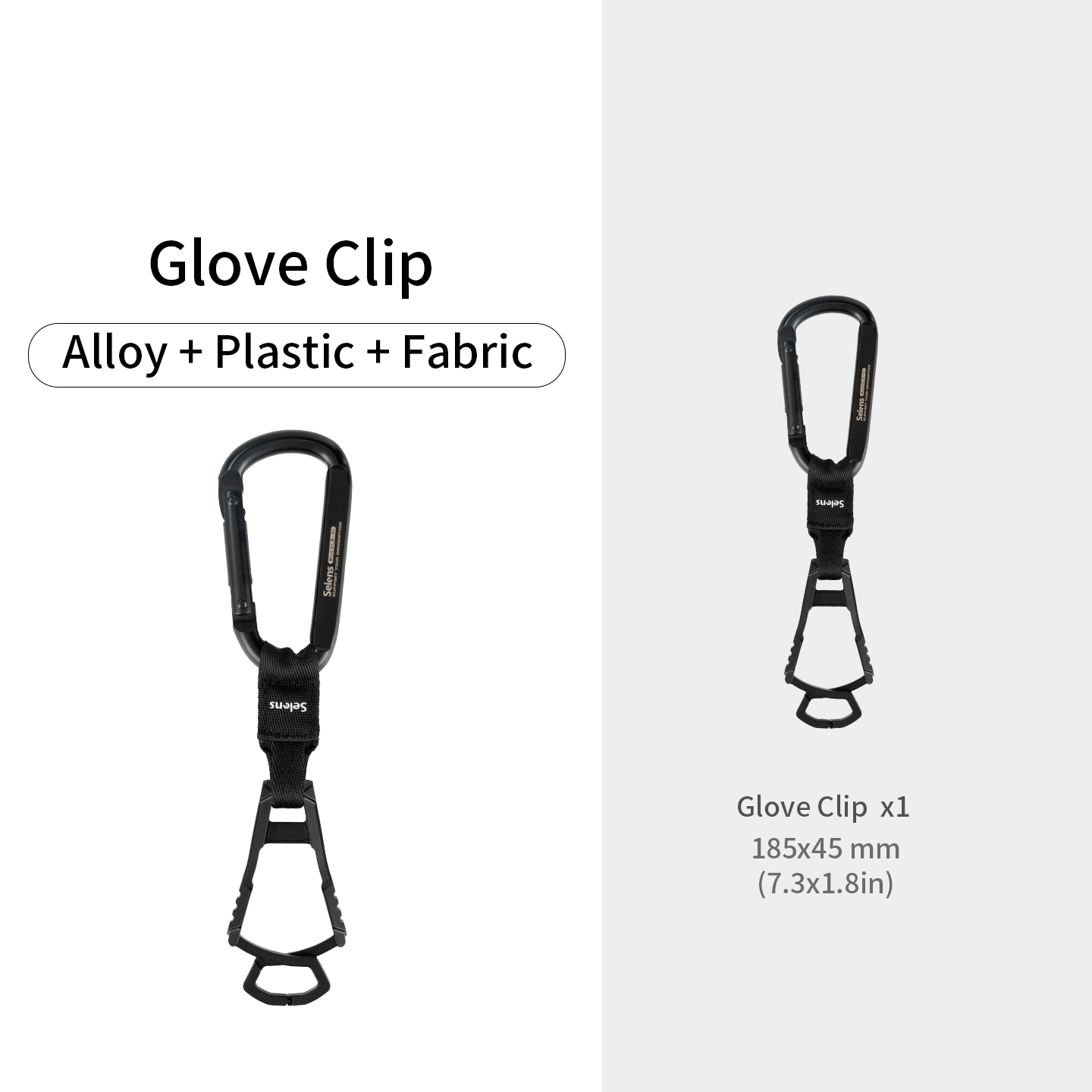 Heavy Duty Work Glove Clip Holder Grabber for Belt | SWDG6-18.5